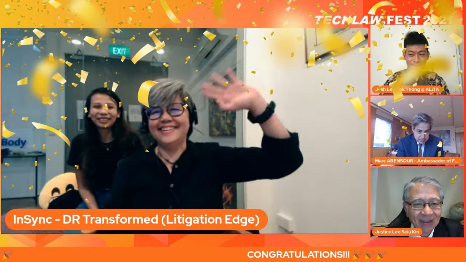 Serena Lim & Litigation Edge - 2021 ALITA SOLIA Award Winner